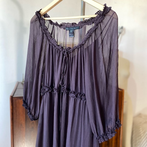 MARC JACOBS | 100% Silk Poet Babydoll Dress - Picture 8 of 13